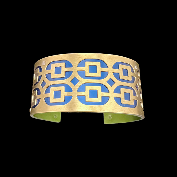 DOUBLE LINK CUFF SMALL BRASS