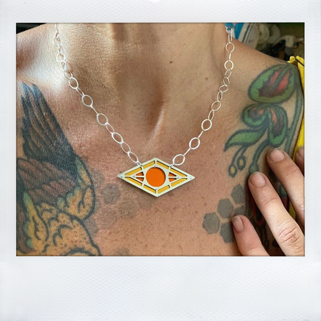 DIAMOND COLLECTION NECKLACE MARQUIS CUT Gogo Jewelry