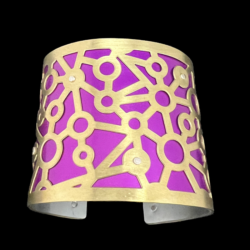 ATOMS CUFF LARGE BRASS