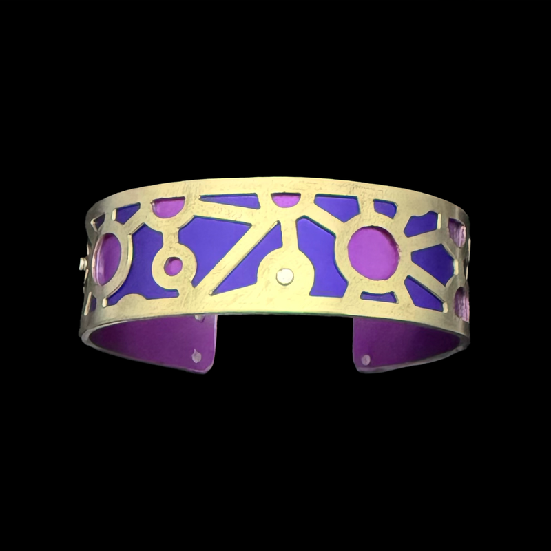 ATOMS CUFF EXTRA SMALL BRASS TWO-TONE