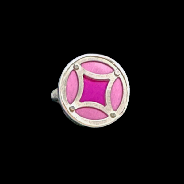 Bingo Ring Pink + Magenta Size 6.5