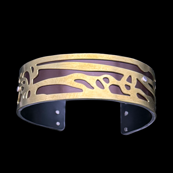 SEAPODS HORIZONTAL CUFF EXTRA SMALL BRASS