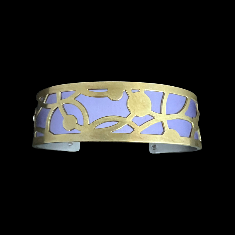 CROP CIRCLES CUFF EXTRA SMALL BRASS