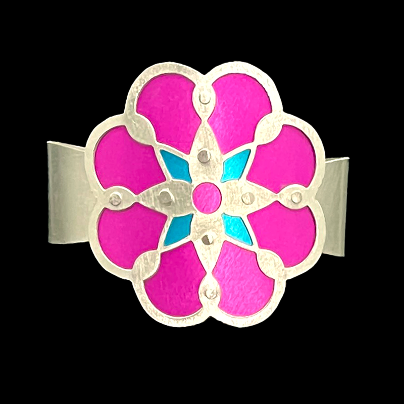 CORSAGE CUFF CHICORY TWO-TONE