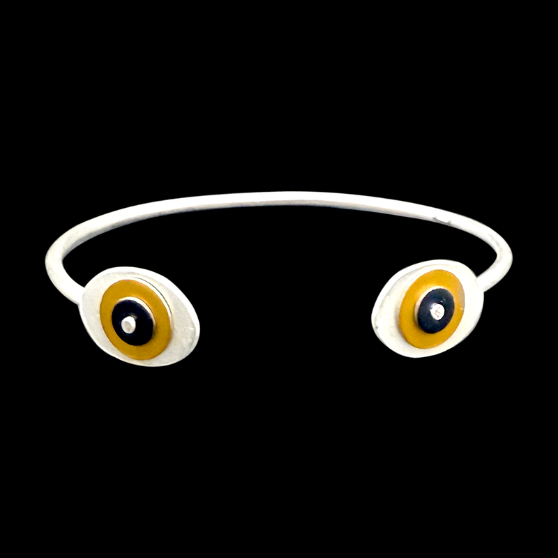 LOS OJOS (EVIL EYES) BANGLE CUFF