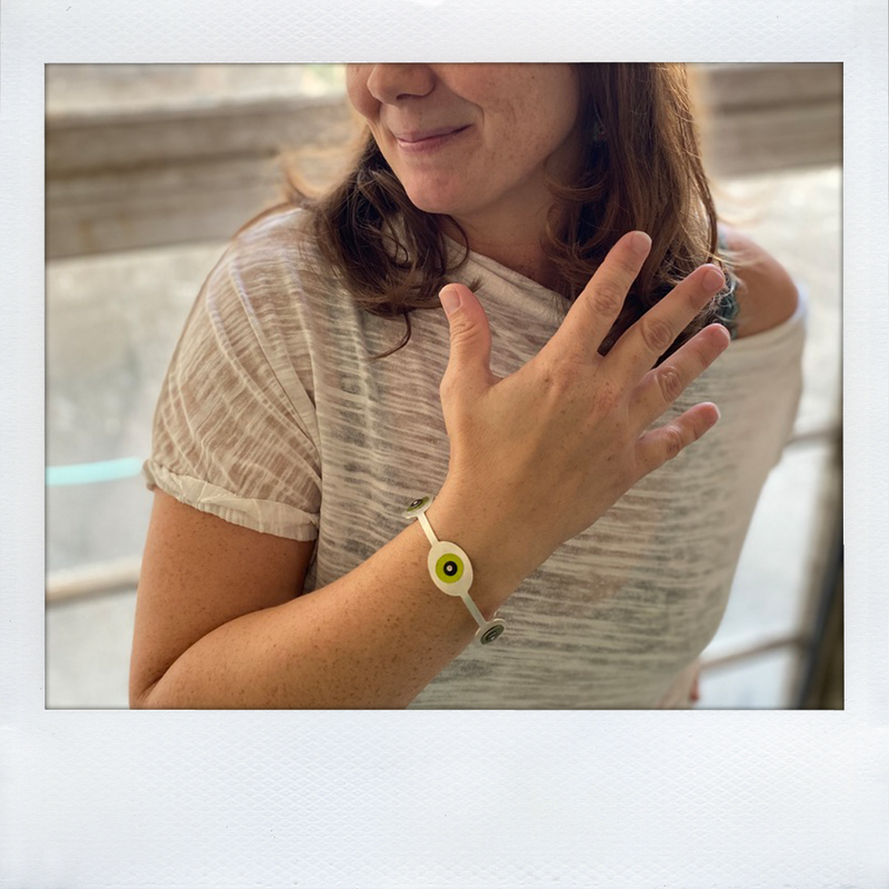 Large Evil Eye Bangle