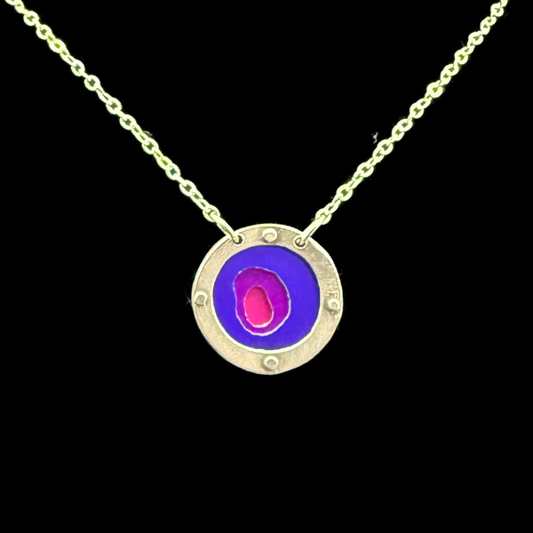 EVERLASTING GOBSTOPPER 3-TONE NECKLACE .75"