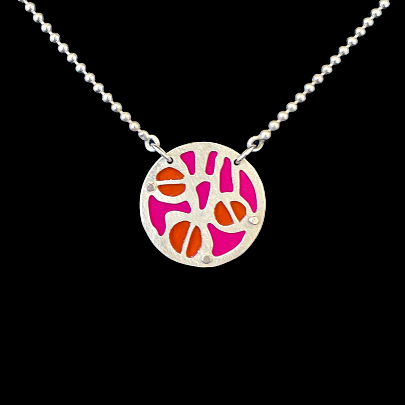 Necklace Charms Two Tone Large