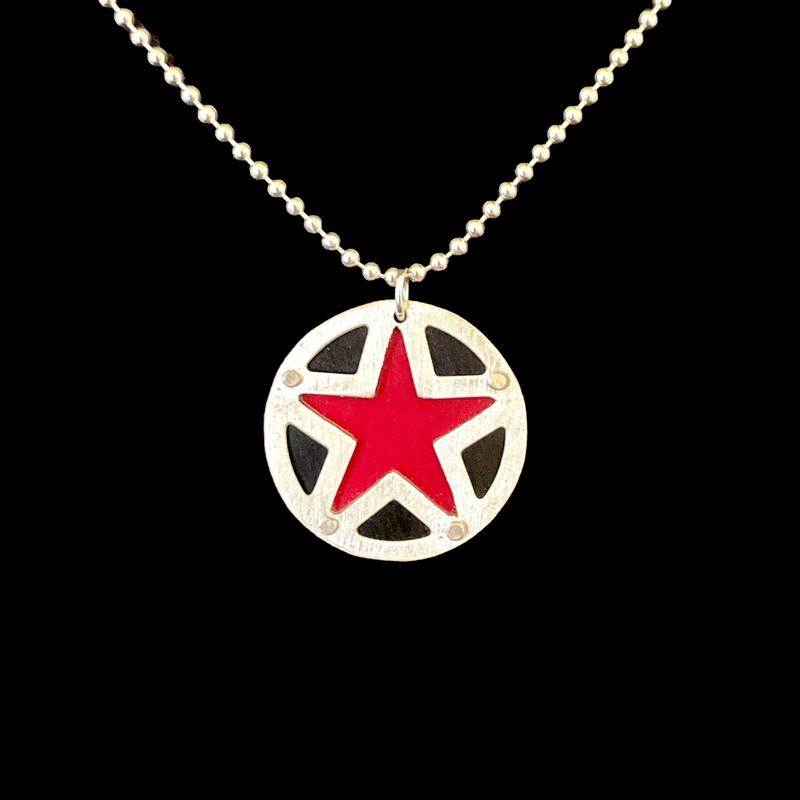 Necklace Charms Two Tone Large