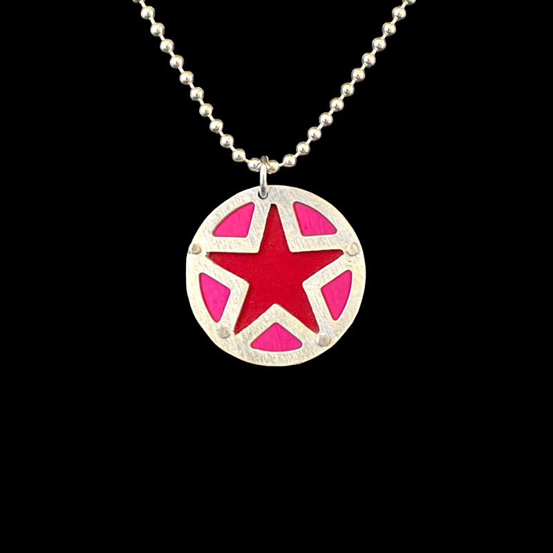 Necklace Charms Two Tone Large