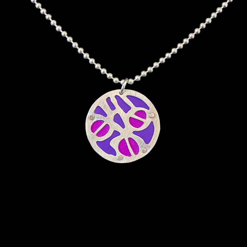 Necklace Charms Two Tone Large