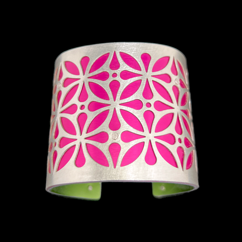 Large Teardrop Flower Cuff