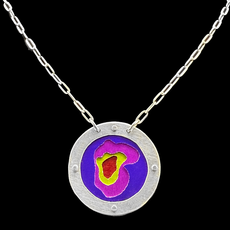 EVERLASTING GOBSTOPPER NECKLACE 1.25" 4-TONE