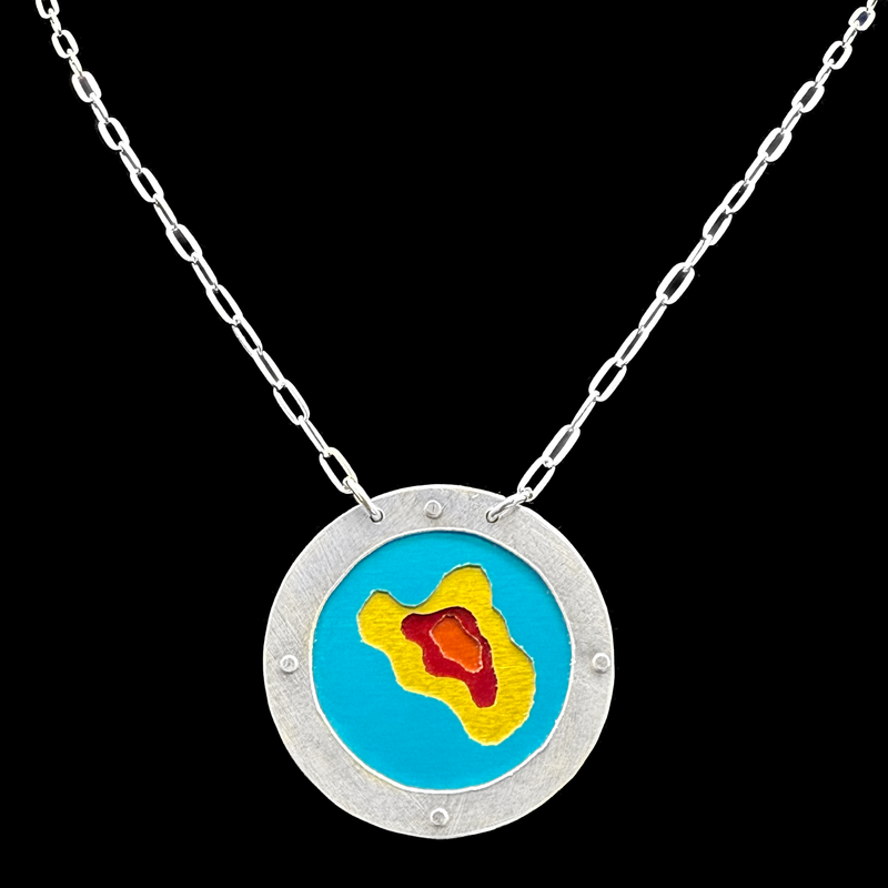 EVERLASTING GOBSTOPPER NECKLACE 1.5" 4-TONE