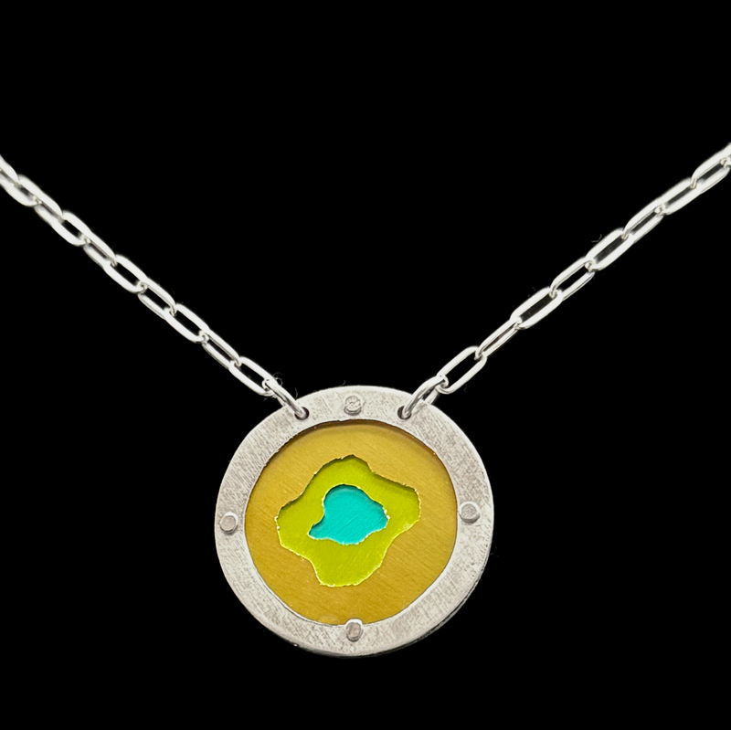 EVERLASTING GOBSTOPPER NECKLACE 3-Tone 1.5"