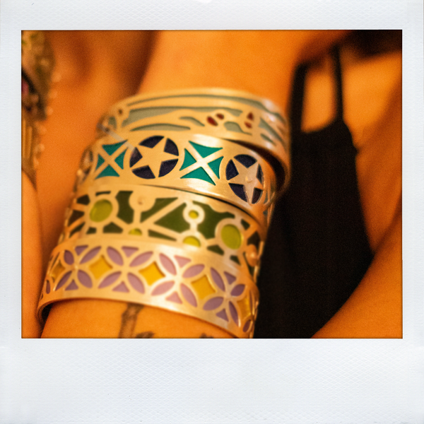TINY STAR CUFF TWO-TONE EXTRA SMALL