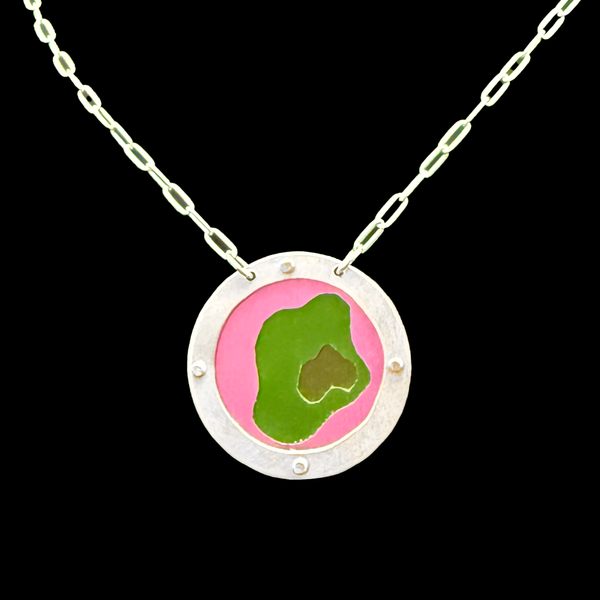EVERLASTING GOBSTOPPER NECKLACE 1.25"