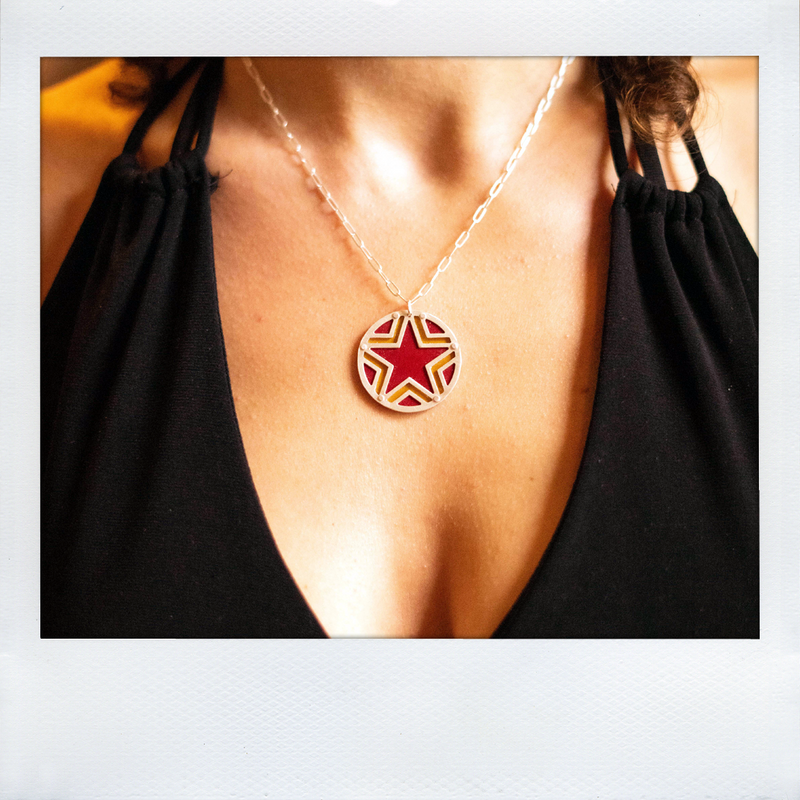 CHARM NECKLACES - SUPERSTAR 1.25"