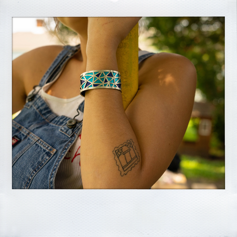 MIXED UP CUFF TWO-TONE SMALL