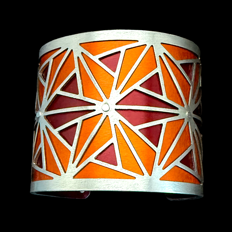 ORIGAMI CUFF TWO-TONE LARGE