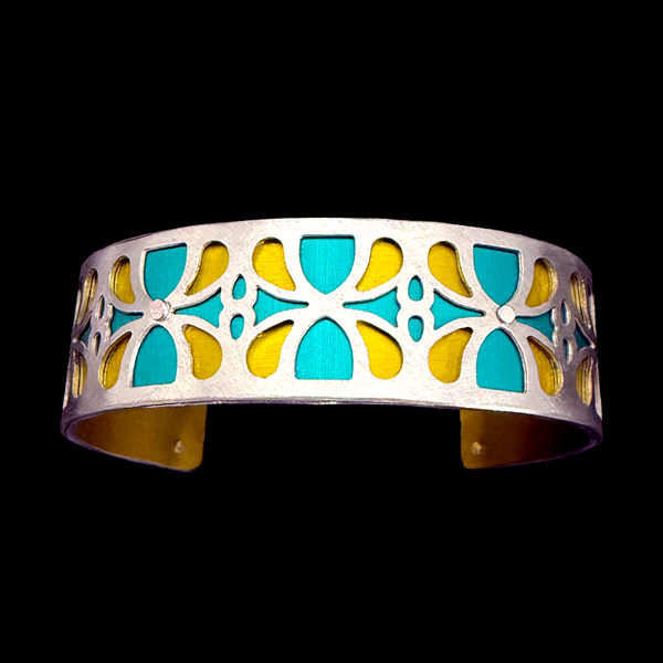 PETAL CUFF TWO-TONE EXTRA SMALL