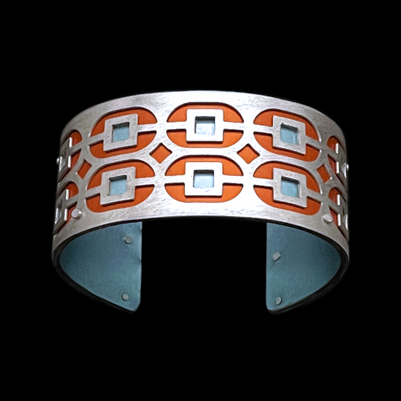 DOUBLE LINK CUFF TWO-TONE SMALL