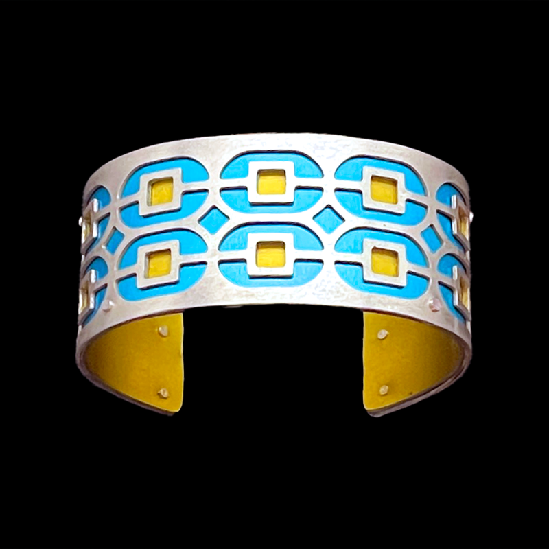 DOUBLE LINK CUFF TWO-TONE SMALL