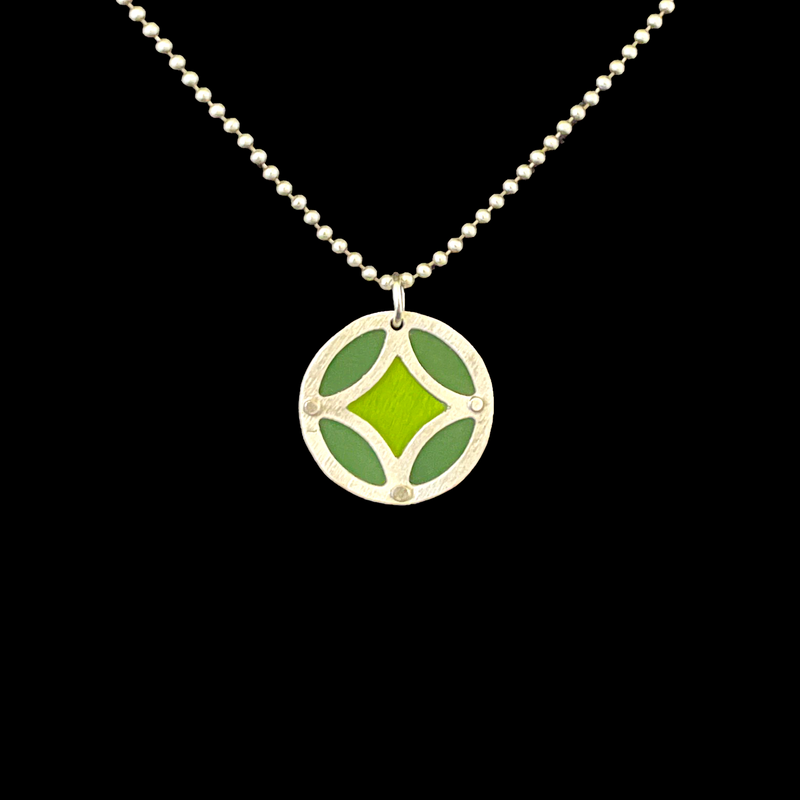 CHARM NECKLACE TWO TONE - SMALL
