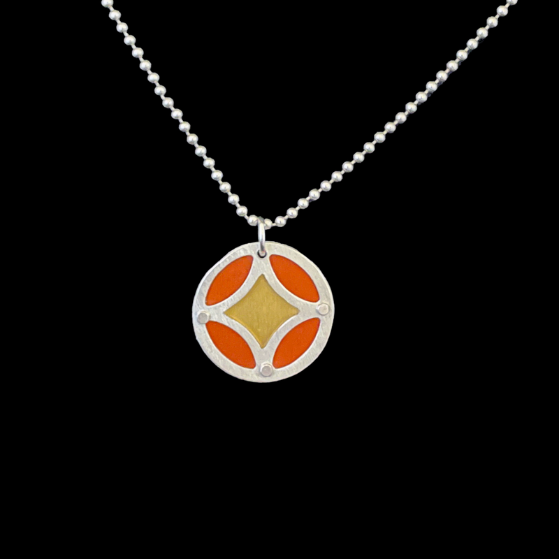 Necklace Charms Two Tone - Small