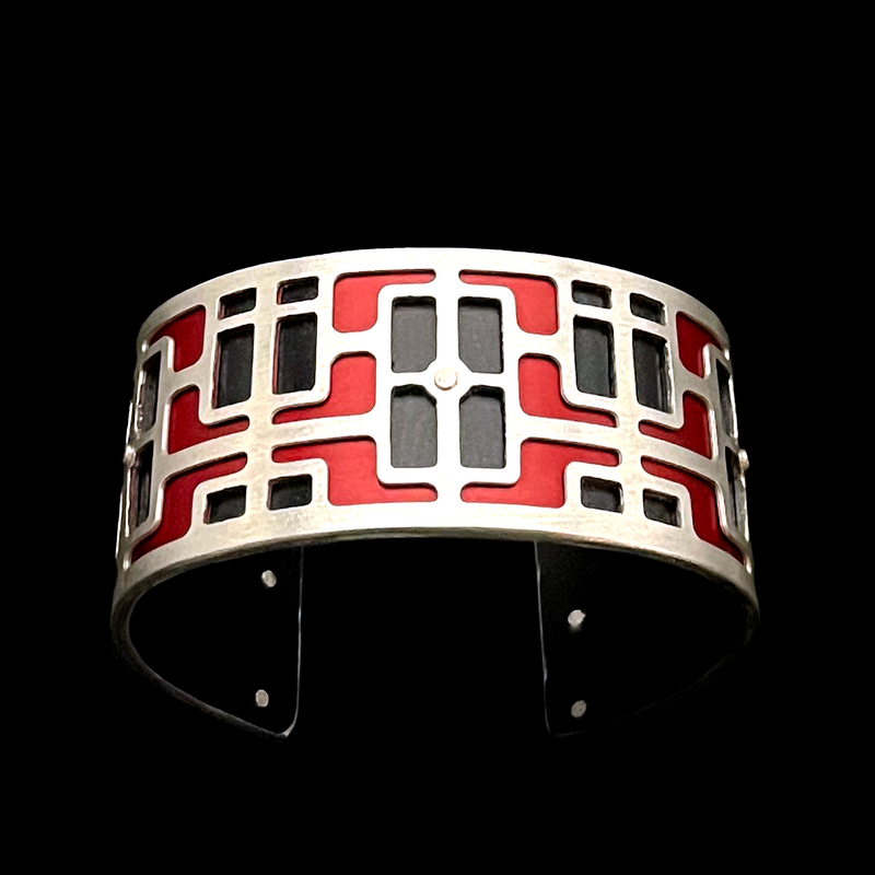 MID CENTURY MODERN CUFF TWO-TONE SMALL