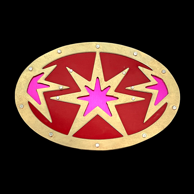SUPERSTAR BELT BUCKLE - BRASS