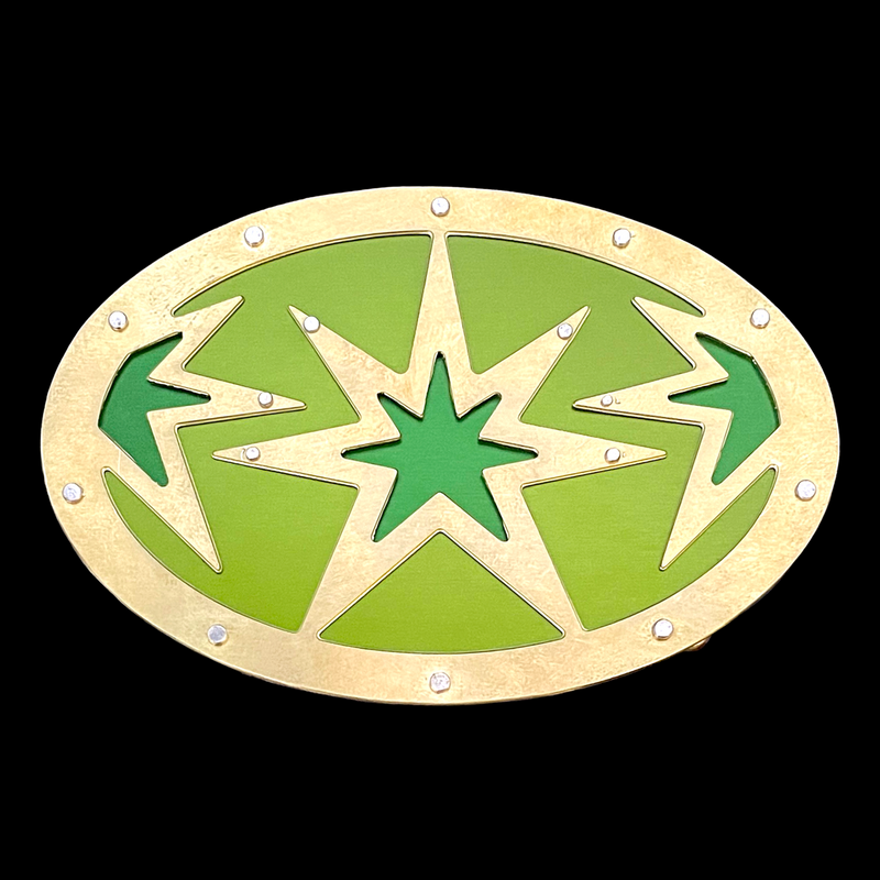 SUPERSTAR BELT BUCKLE - BRASS