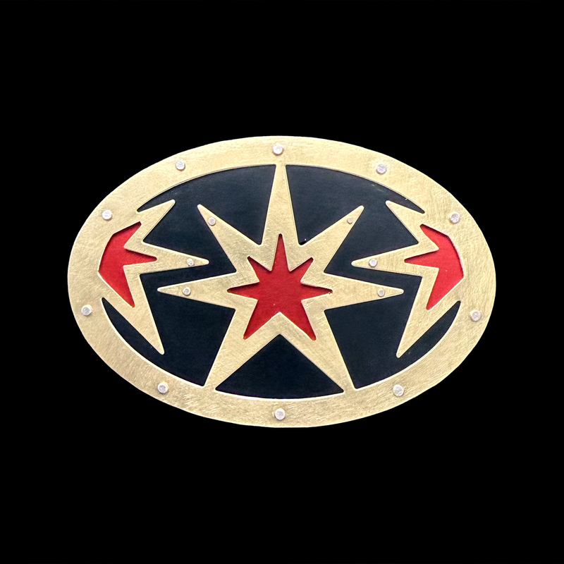 SUPERSTAR BELT BUCKLE - BRASS