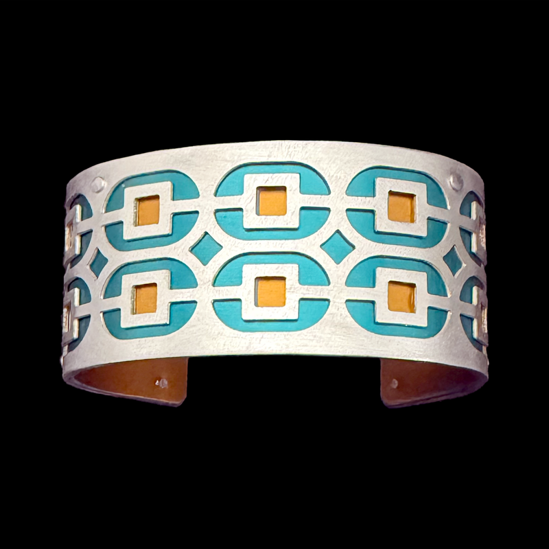 DOUBLE LINK CUFF TWO-TONE SMALL