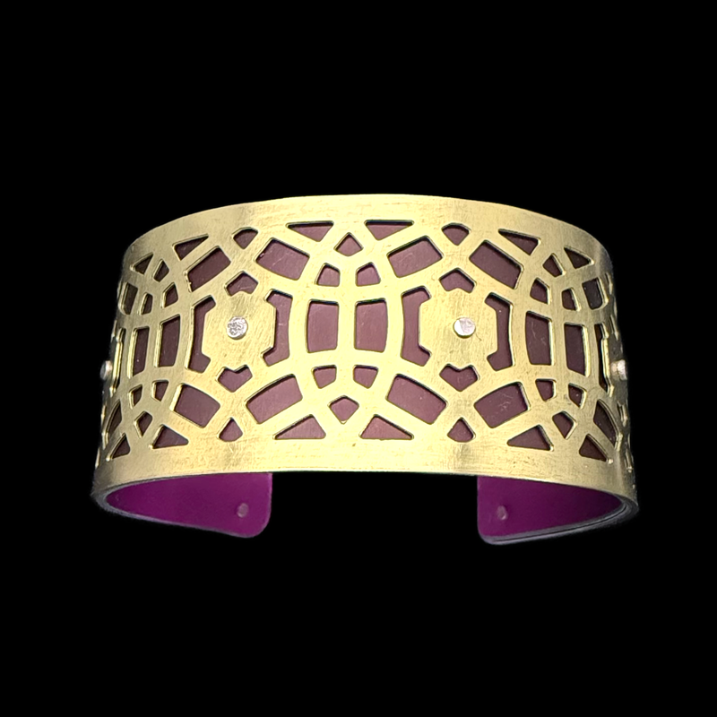 ROUND N ROUND CUFF SMALL BRASS