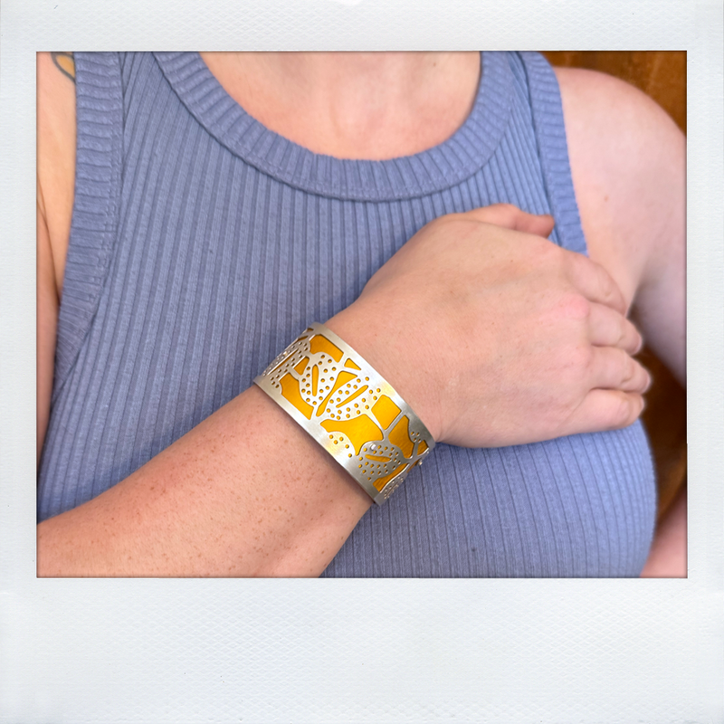 COFFEE BEAN CUFF SMALL