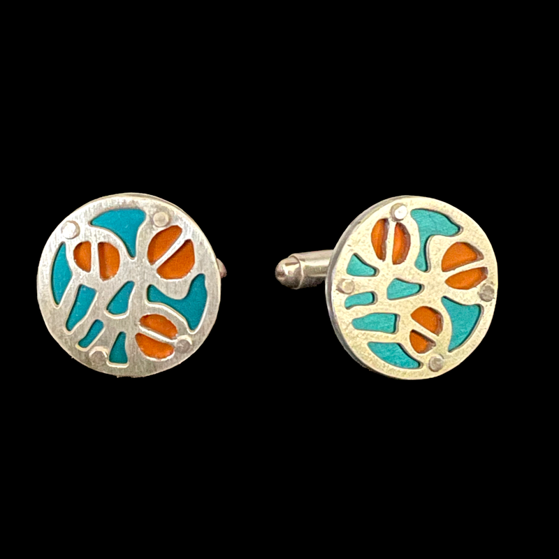 SEAPOD TWO TONE CUFF LINKS