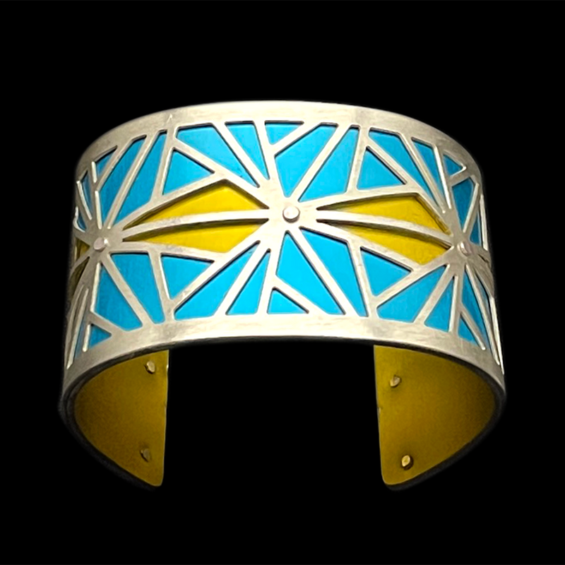 ORIGAMI CUFF TWO-TONE MEDIUM