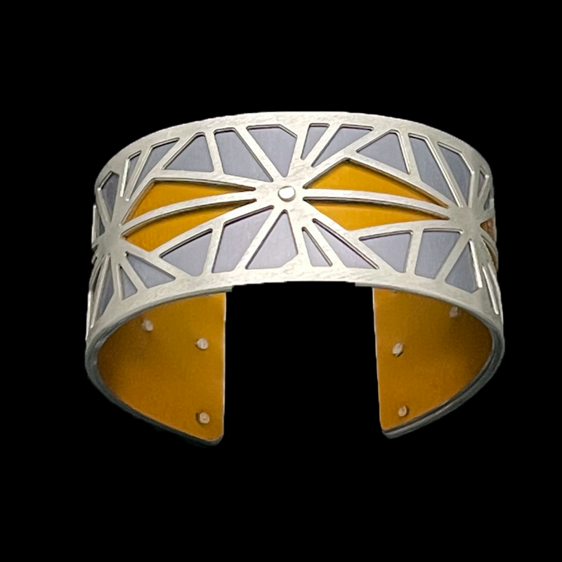 ORIGAMI CUFF TWO-TONE SMALL