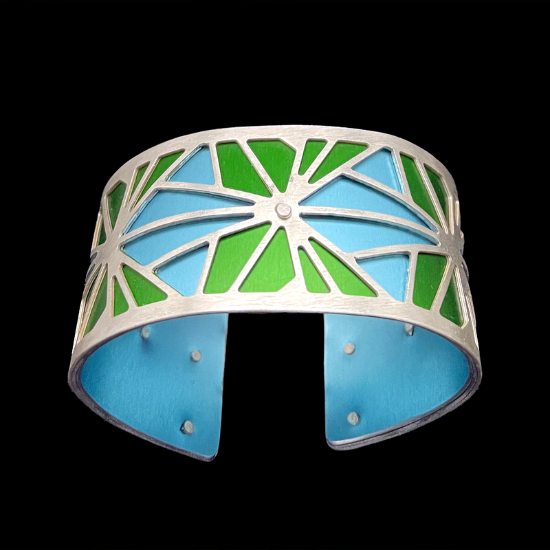 ORIGAMI CUFF TWO-TONE SMALL