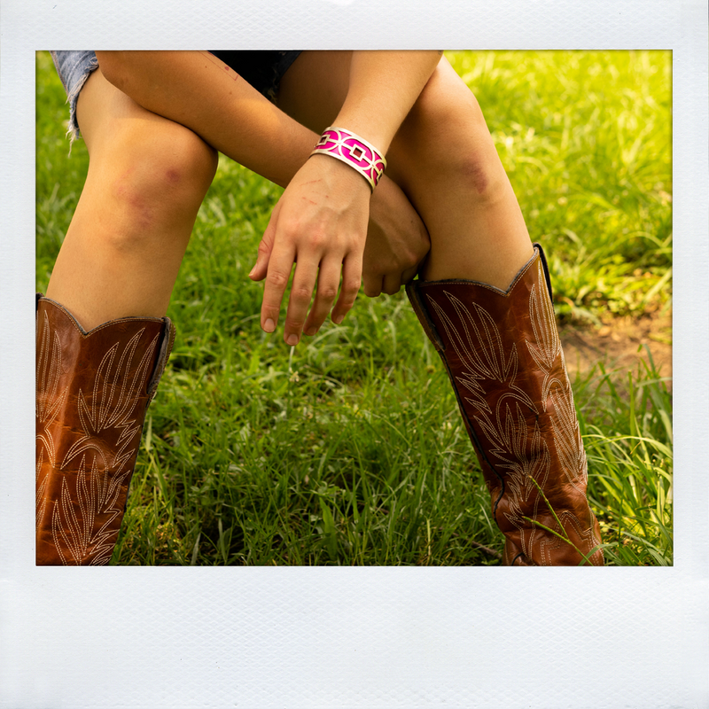SINGLE LINK CUFF TWO-TONE SMALL