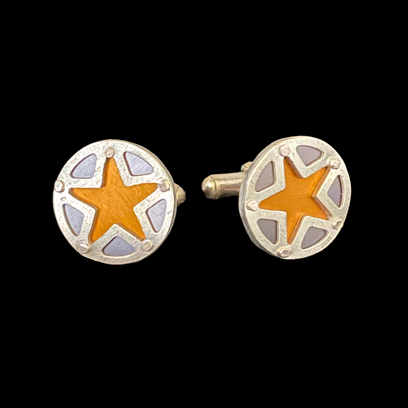 Superstar Cuff Links Two Tone
