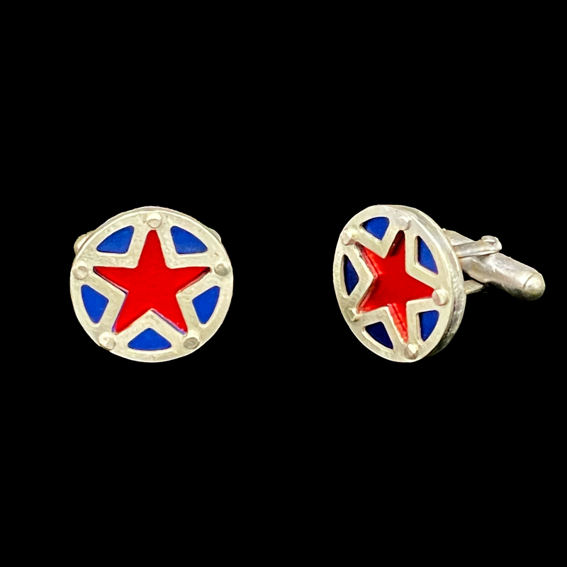 SUPERSTAR CUFF LINKS TWO TONE