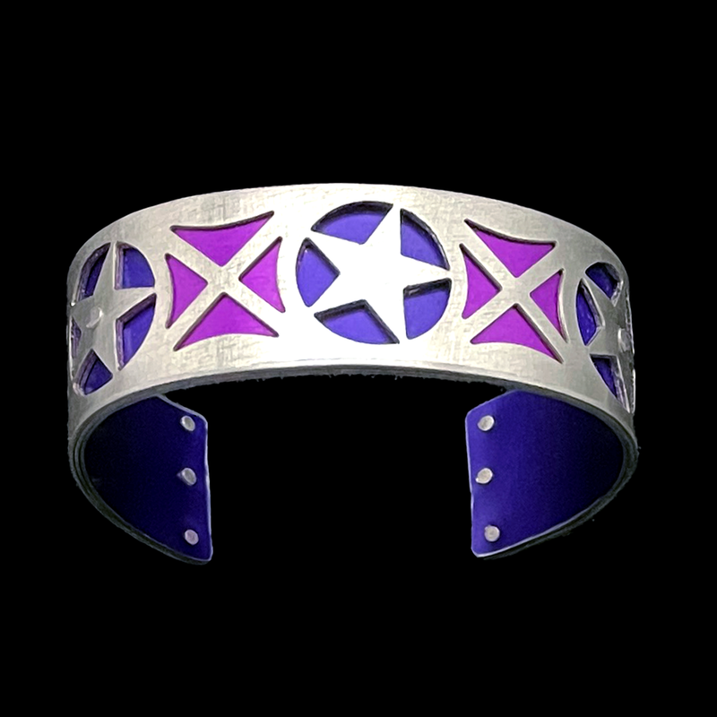 TINY STAR CUFF TWO-TONE EXTRA SMALL