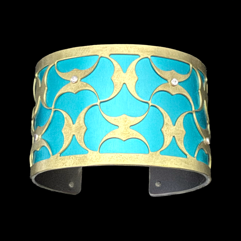 ALHAMBRA CUFF MEDIUM BRASS