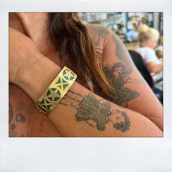 BRASS TINY STAR CUFF EXTRA SMALL