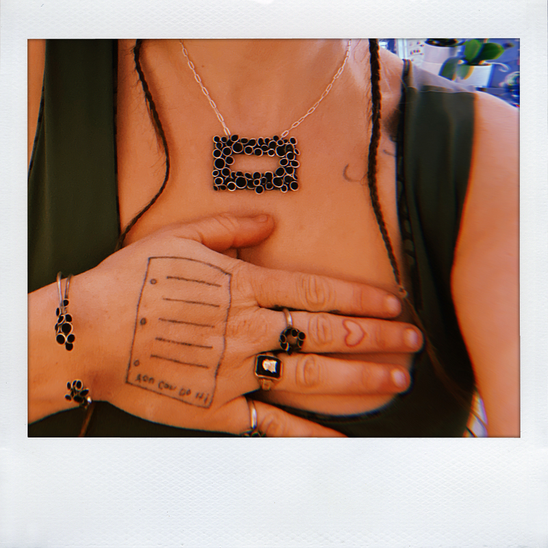 SEAPODS NECKLACE - RECTANGLE