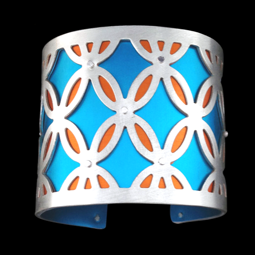Large Two Tone Butterfly Cuff