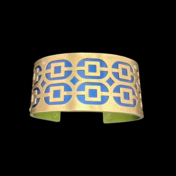 BRASS Double Link Cuff Small