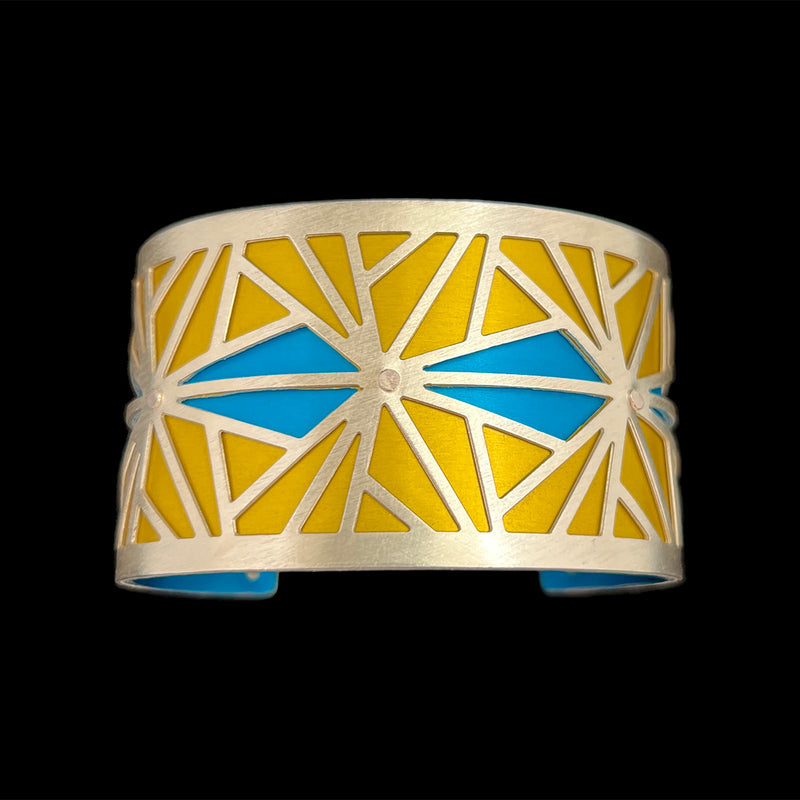 ORIGAMI CUFF TWO-TONE MEDIUM